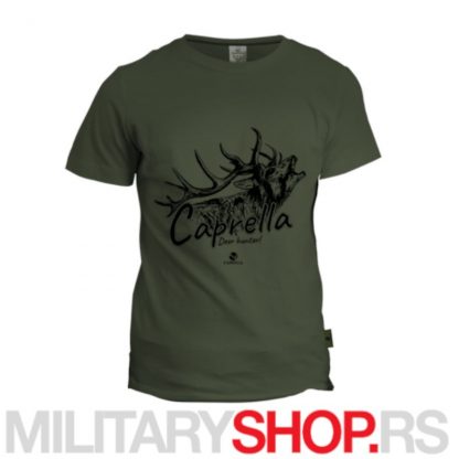 Lovačka olive zelena majica srndać Caprella
